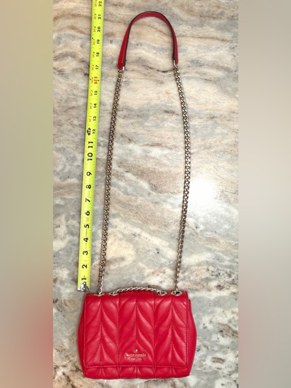 Kate Spade Briar Lane Quilted Emelyn Chain Shoulder Bag Crossbody - Picture 6 of 12